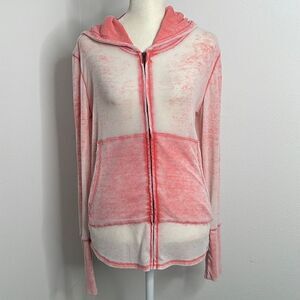 Chasor zip up hoodie.  Lightweight.  Tie dye.  Size Small.